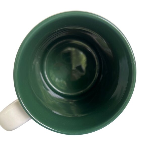 American Expedition Deer Forest Ceramic Coffee Mug 16 Oz Green Interior Hunting - Picture 6 of 9